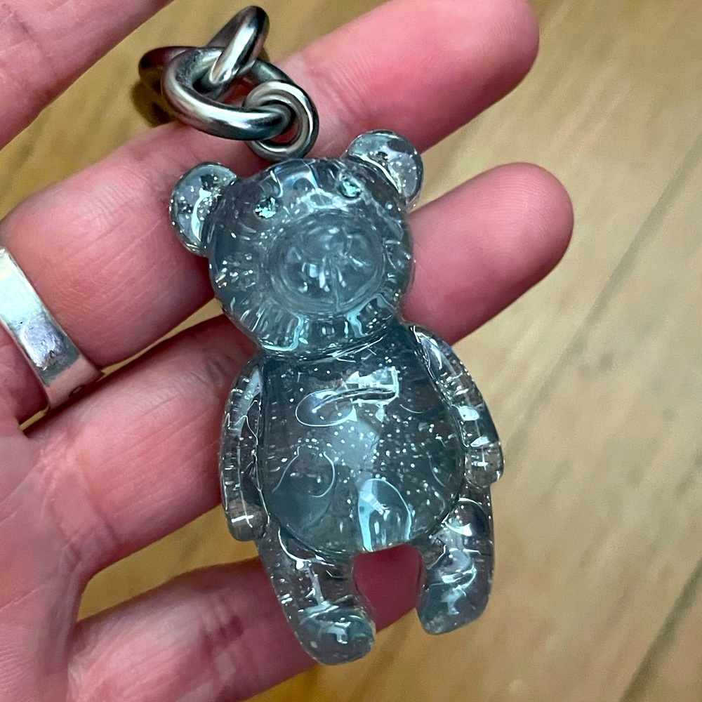Coach Teddy Bear Keychain